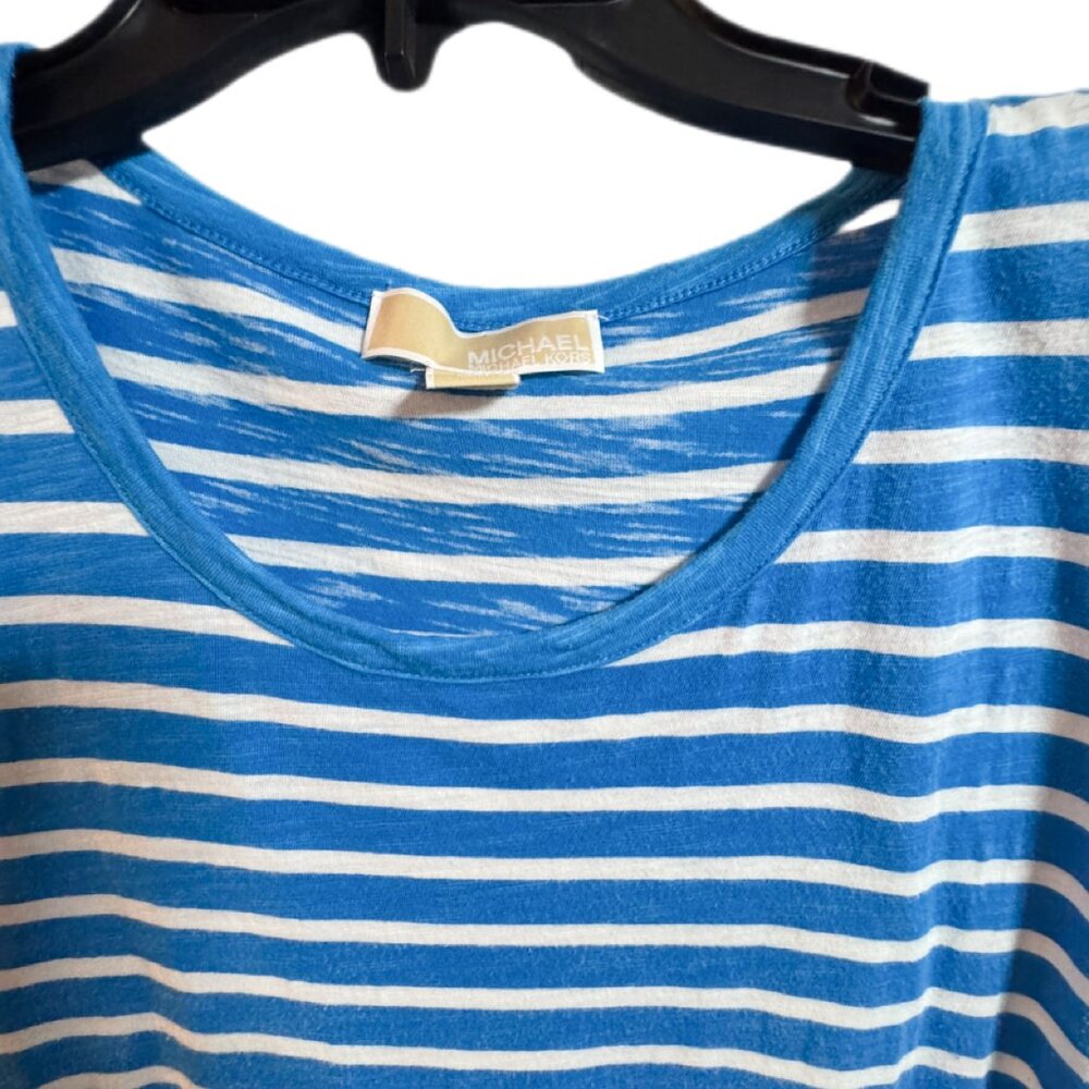 Michael Kors Striped Oversized Tee Size XS - Picture 6 of 9
